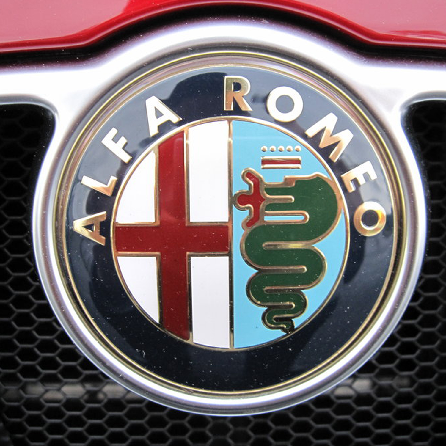 Alfa Romeo logo car emblem