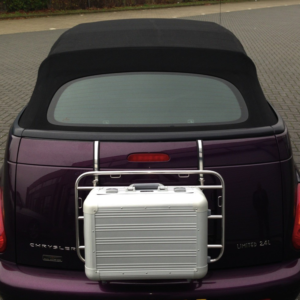 Lasthållare bagage chrysler pt cruiser cabriolet m aluminium koffert