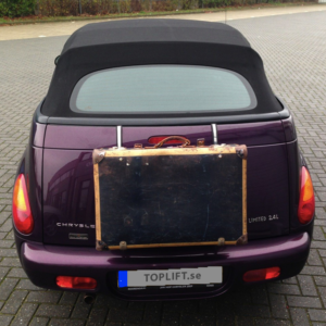 Lasthållare bagage chrysler pt cruiser cabriolet m svart koffert