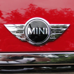 Mini logo car emblem