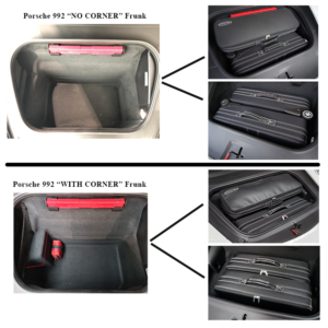 No corner frunk vs with corner frunk 992