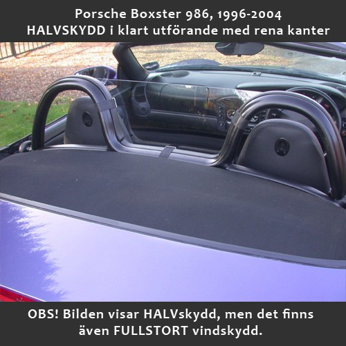 Porsche Boxster 986 Halstort skydd klart utförande