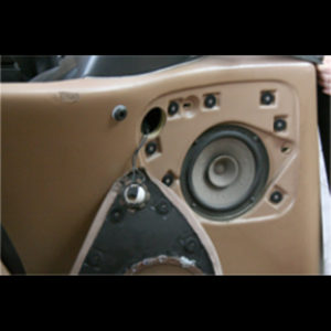 Saab 900 Classic Convertible Remove speaker cover