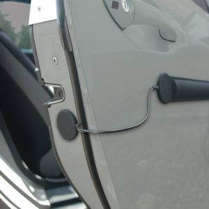 Sidoskydd bildörrar uppslag parkeringsskydd magnetiskt bildörr öppen svart