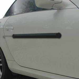 Sidoskydd bildörrar uppslag parkeringsskydd magnetiskt bildörr svart stängd