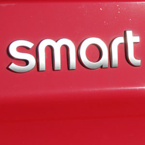 Smart logo car emblem