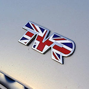 TVR logo car emblem