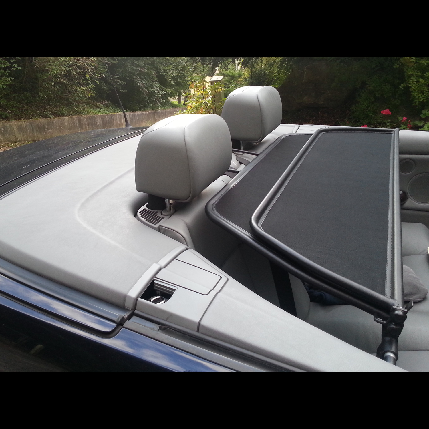 Vindskydd BMW E46 Cabriolet från sidan