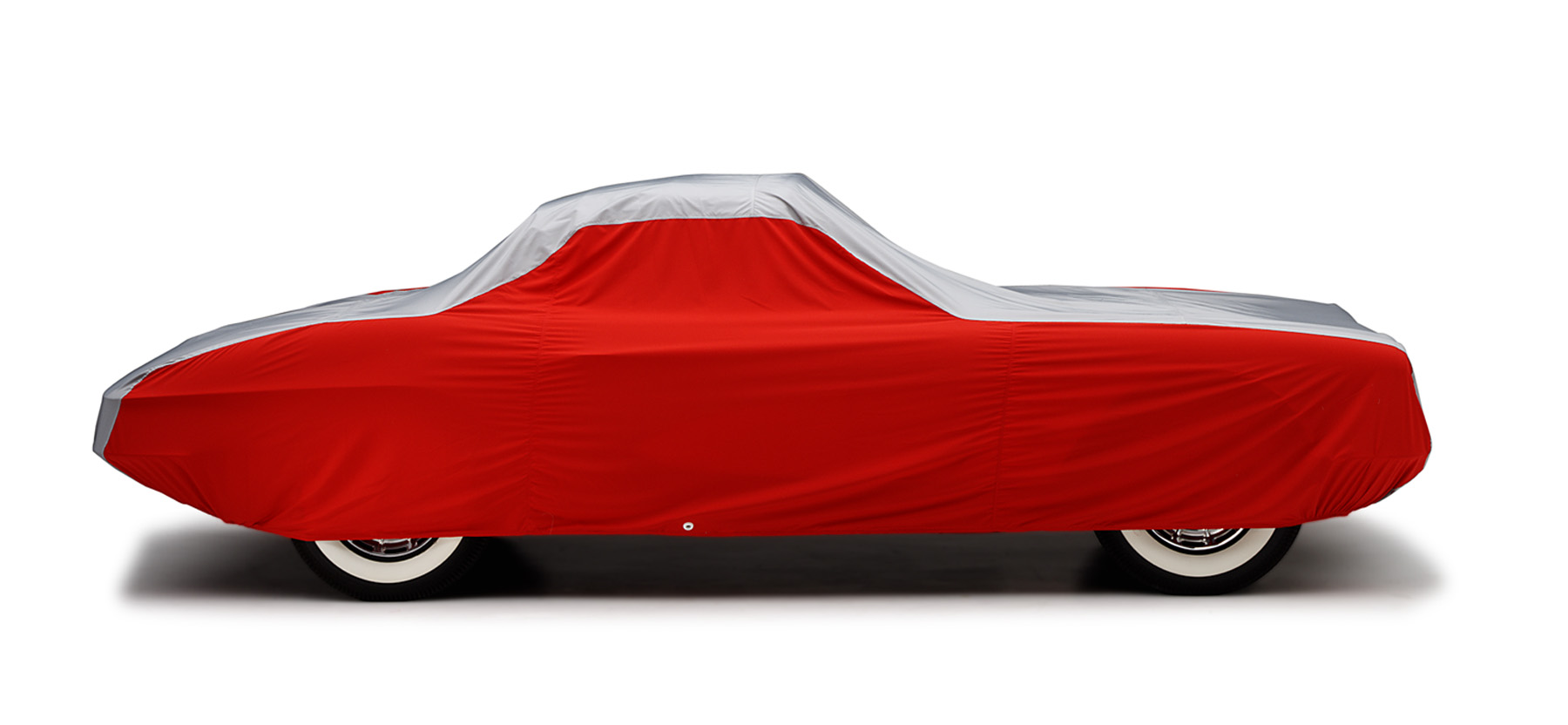 Skräddarsydd biltäcke utomhus WeatherShield HP tvåfärgat 1961 Corvette heltäckande