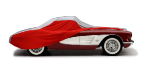 Biltäcke utomhus WeatherShield HP tvåfärgat 1961 corvette uppdraget