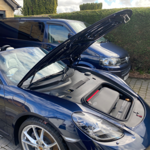 bagageväska porsche boxster 718 trunk fram kundbild 1