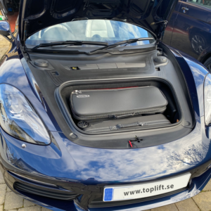 bagageväska porsche boxster 718 trunk fram kundbild 3