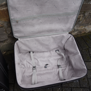 bagageväskor mercedes sl r107 insida grå