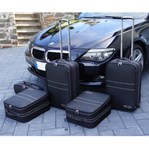 bmw 6serie cab e64 bagageväska 5 väskor ute nära