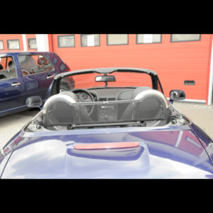 bmw z3 roadsterbågar chrom med vindskydd 2