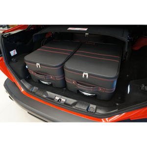 Ferrari Portofino bagageväskor tre bak öppet skydd