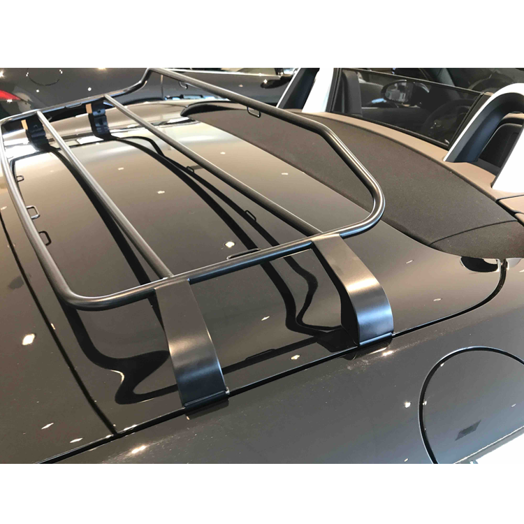 lasthållare bagage jaguar ftype svart från sidan nära