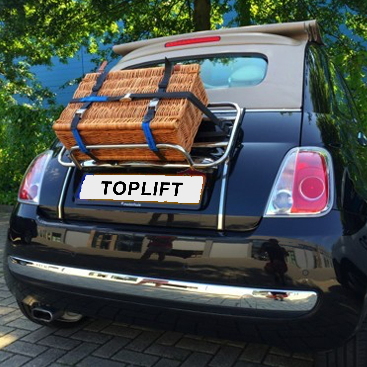 Luggage/Boot Rack to Fiat 500C 2007 and later | Toplift – Open Sky Motoring