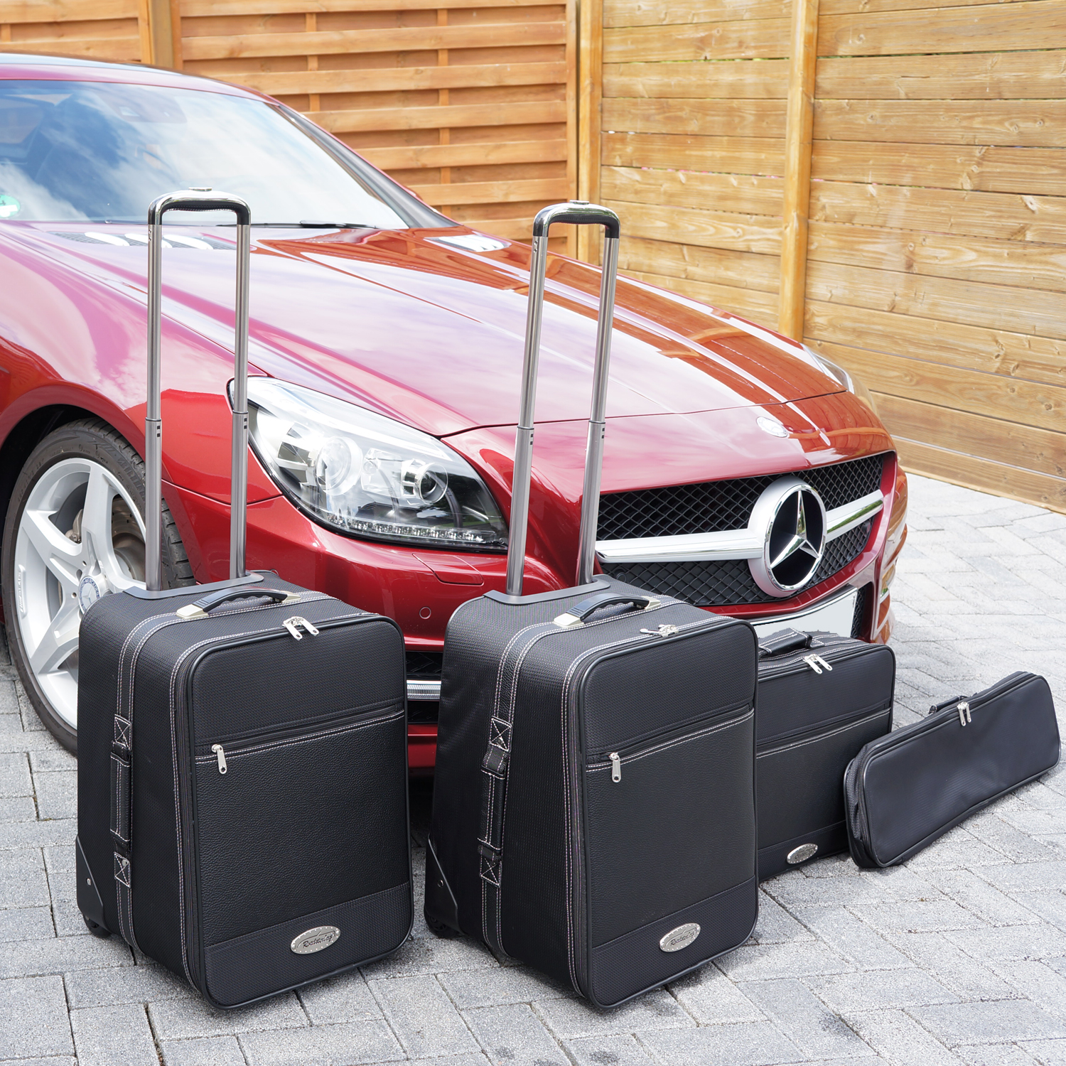 Bagageväskor till Mercedes SLK R172 (2011+) och SLC Toplift.se