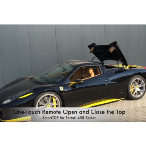 smarttop ferrari 458 488 spider svart bil