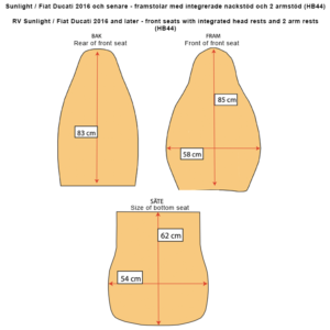 sunlight husbil bilklädsel 2016 senare integrerade nack matt