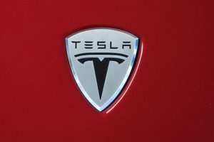 tesla car emblem