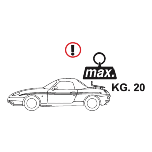 universal lasthållare lasträcke cabriolet baklucka max vikt