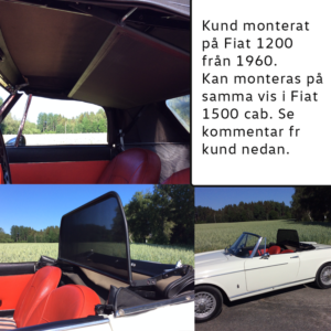 vindskydd fiat 1200 1500 montering kundbilder