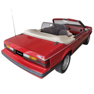 vindskydd ford mustang 1979_1993 bil snett bakifrån