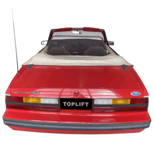 vindskydd ford mustang cabriolet gen 3 1979 1993 rakt bakifrån distans