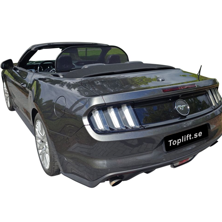 vindskydd ford mustang gen6 utan borr snett bak vänster bil toplift