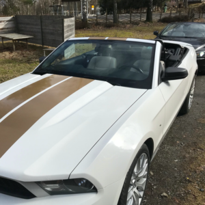 vindskydd ford mustang cab 2012 kundbild Z2