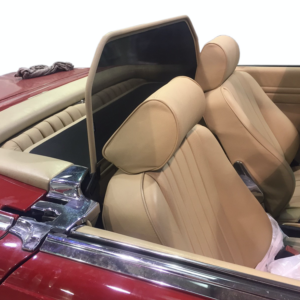 vindskydd mercedes sl r107 1971 till 1989 beige ram från sidan