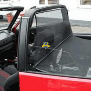 vindskydd volkswagen golf1 från sidan röd